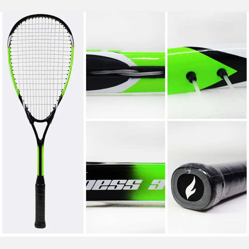 

Fangcan Professional Squash Racket Racquet Aluminum With Carbon Fiber Material For Squash Sport Training Beginner With Carry Bag