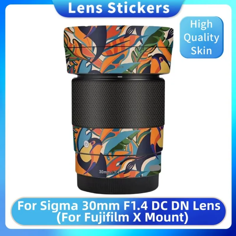 For Sigma 30mm F1.4 DC DN Contemporary ( For Fujifilm X Mount ) Decal Skin Vinyl Wrap Film Camera Lens Sticker 30 1.4 F/1.4 C