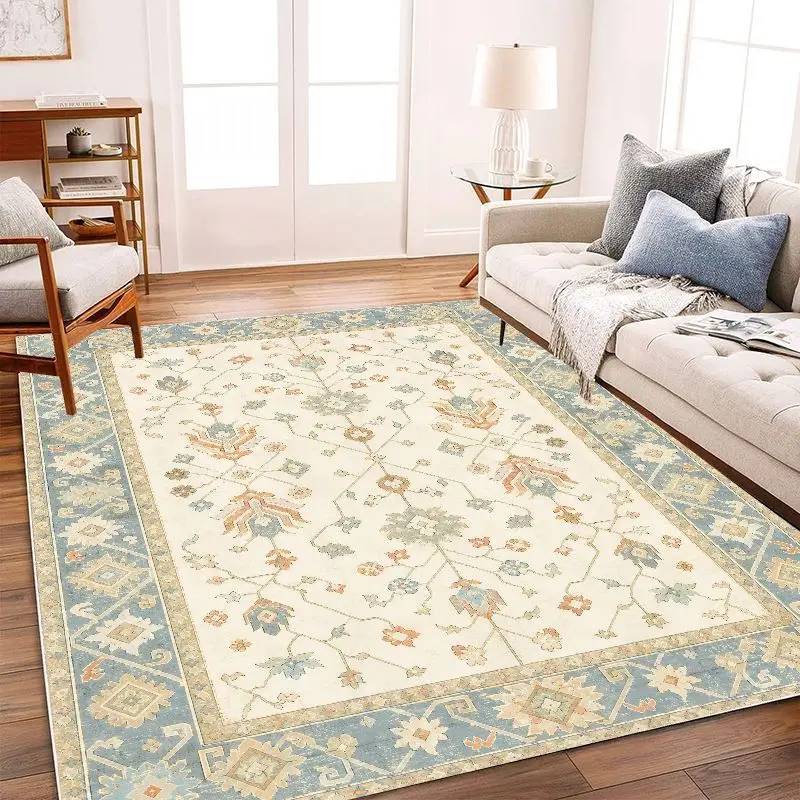 VIKAMA Scandinavian-Style Rug: Warm and Non-Slip, Perfect for Living Rooms, Sofas, Tea Rooms, and Yoga Studios—Home Decor