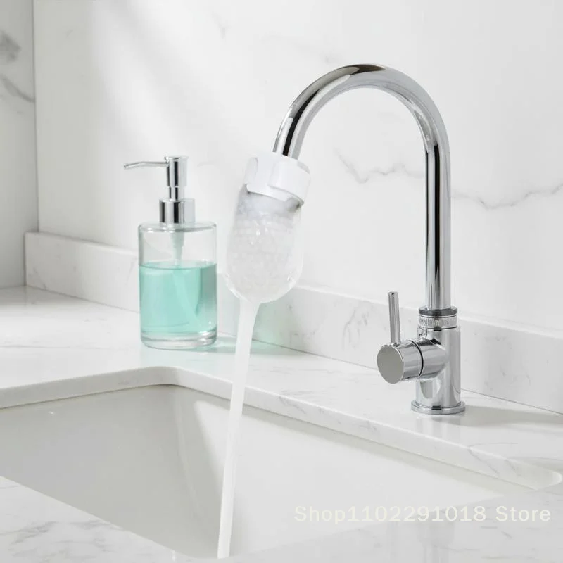 

practicalReliable Bathroom Faucet Filter with Universal Cotton Bag Splash-Proof Design and Straphousehold