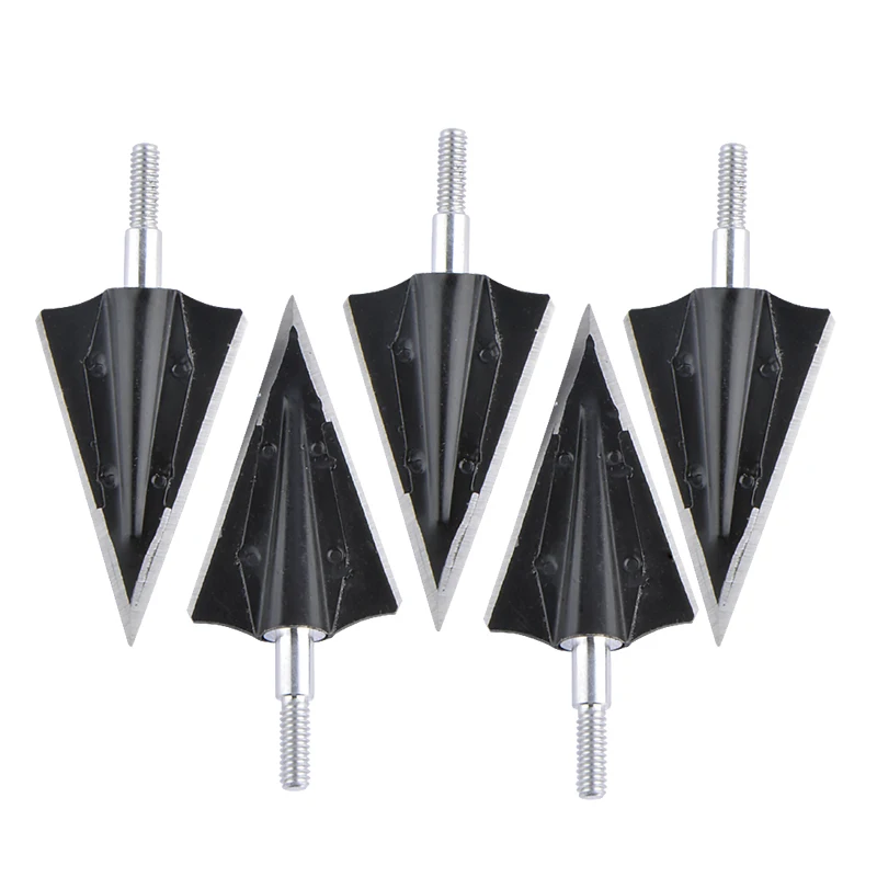 

6/12PCS Archery 125gr Arrow Tips Hunting Arrowheads Blade Large Cut Screw Bow Broadheads Shooting Hunting Arrow Accessories