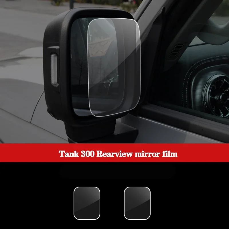 

For Great Wall TANK 300 Tank 300 2022 2023 Headlamp Protection Film Mirror Tempered Film Protection External Accessories