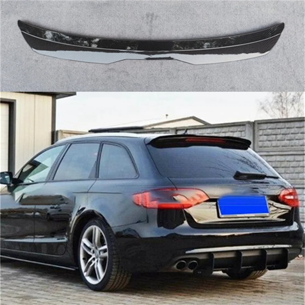 

RS4 Roof Spoiler for Audi A4 B8 Avant / Allroad 2008-2016 ABS Plastic Spoiler Rear Wing Car Tail Wing Decoration A4 B8 Allroad