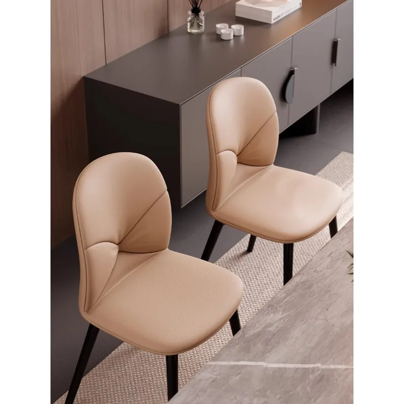 

Dining chair Simple modern light luxury chair Backrest Nordic dining tableHome mahjong Hotel restaurant stool