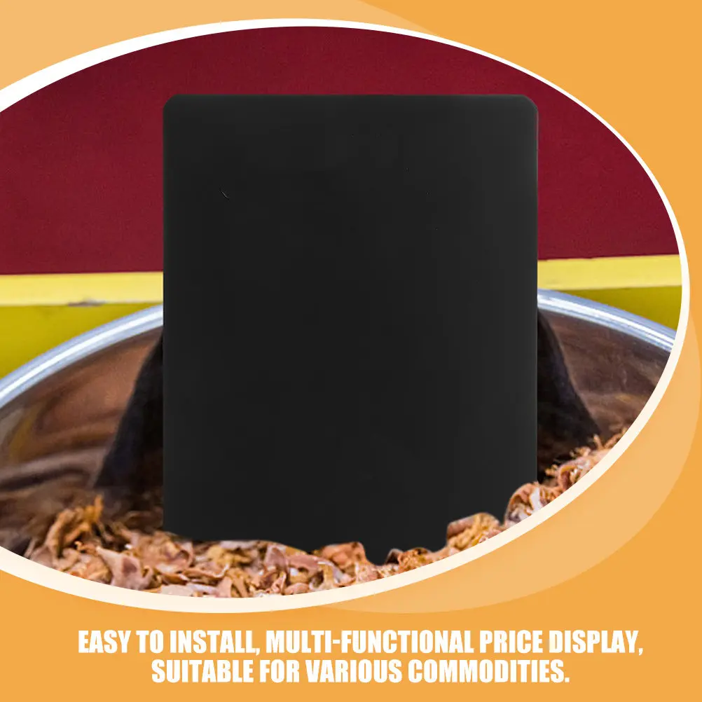 

8Pcs Price Tag Display Board ABS Wear-Resistant Price Label Stand Retail Shelf Tags for Supermarket Store Fruit Vegetable Meat