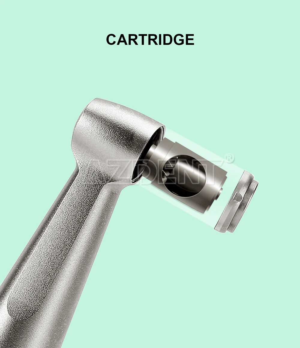 AZDENT Dental 1:1 Niedrigdrehzahl-Handstück passend für FG ø1,6mm Bohrer Winkelstück Druckknopf Zahnmedizinisches Instrument Laborausrüstung – Detail 4