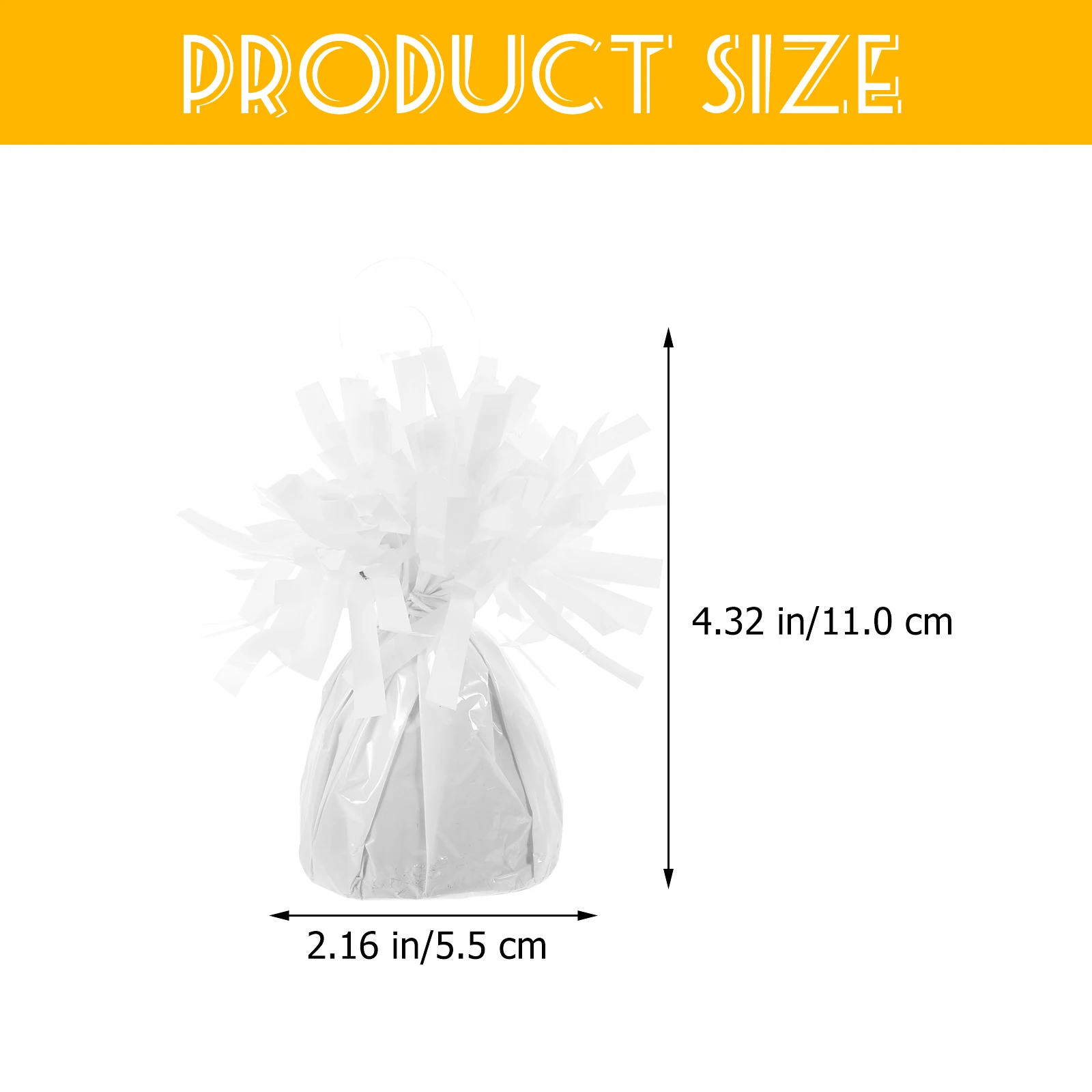 

6pcs Balloon Weight Pendants For Helium Balloons Outdoor Party Decor Reusable Aluminum Foil Balloon Weights Wedding Birthday