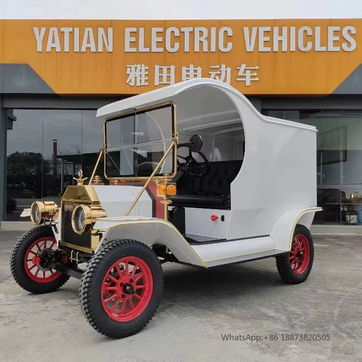 Vintage-Style Electric Tuk Tuk 1914 Model T-Inspired Delivery Vehicle