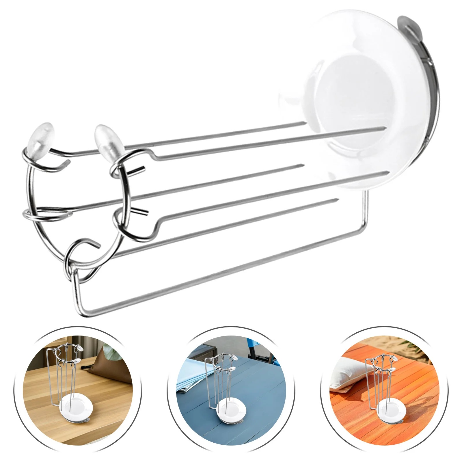 

1 Set Stainless Steel Bbq Hanging Rack Skewer Stand Drip Tray Portable Grill Food Rack Outdoor Reusable Barbecue Accessories