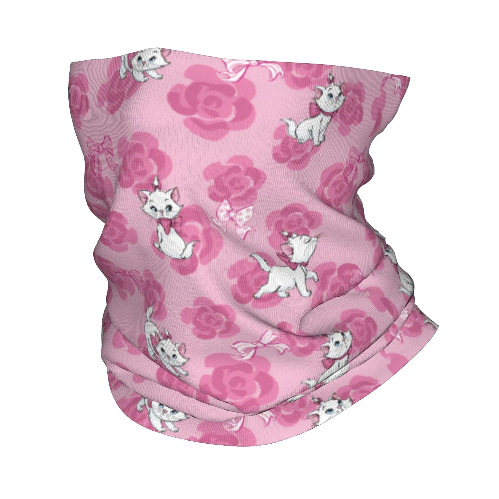 

Индивидуальный дизайн с мультяшным персонажем Мари Кэт, популярный зимний многофункциональный шарф-труба (гейтер) для мужчин и женщин, для походов и бега, классическая бандана-повязка на лицо