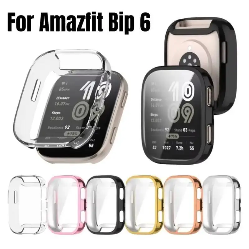 TPU-Uhrengehäuse für Amazfit Bip 6, vollständige Abdeckung, kratzfester Displayschutz für Huami Amazfit Bip6 Smartwatch-Zubehör – Detail 1