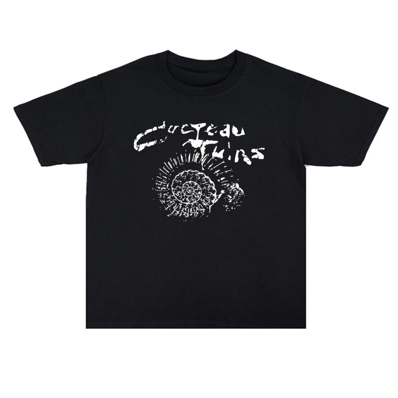 

2025 Summer Scottish Rock Polar Cocteau Twins Band Printed Cotton Men's and Women's T-shirts High Quality Short Sleeve Men Tee