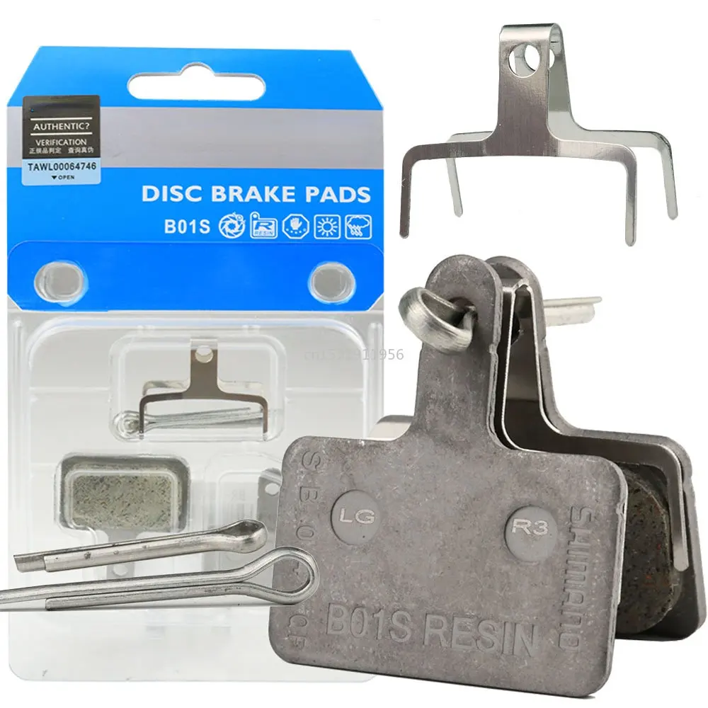 1/2/4 Pairs B01S Resin Pad Bicycle Disc Brake Pads for Shimano MT200 M355 M395 M396 M416 M445 M446 M447 M465 M475 M485 M495 M525