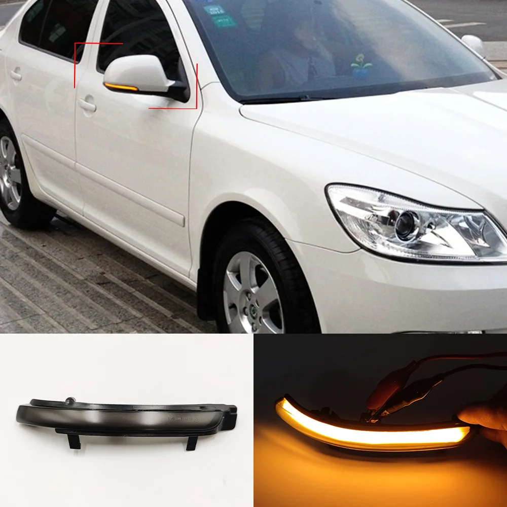 

For Skoda octavia 13-14 Superb 09-15 models, reversing mirror turn signal light, rearview mirror signal light