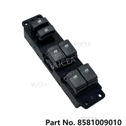 Interruptor de Control de elevalunas eléctrico para Ssangyong ACTYON KYRON 2007, 2008, 2009, botón de interruptor de elevador de vidrio de puerta LH 8581009010