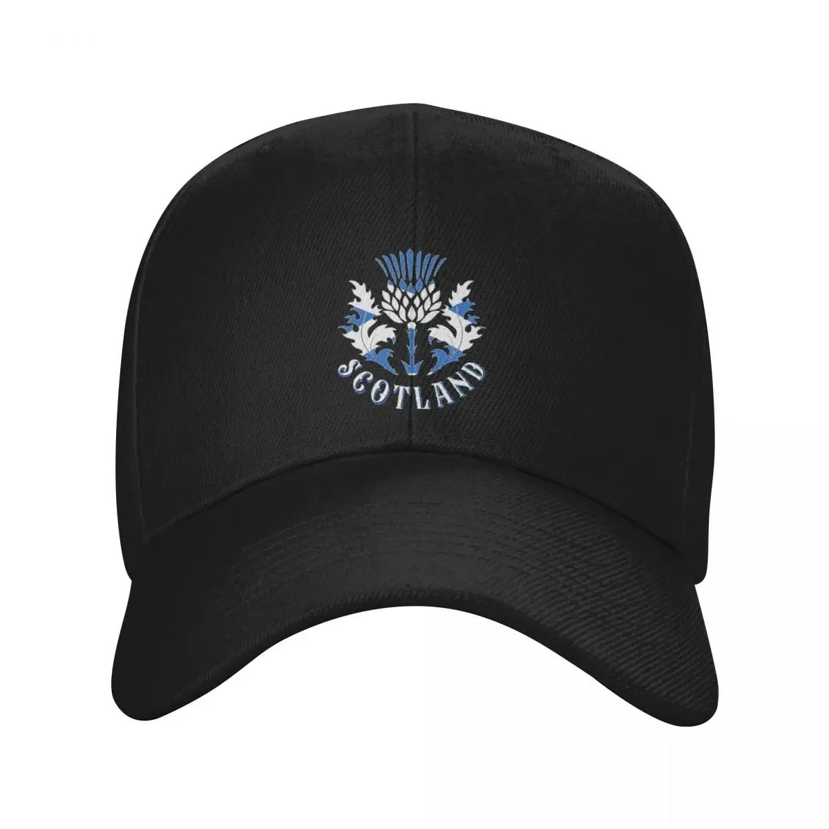 Scottish Flag & Thistle s Scots Emblem of Scotland Baseball Cap Fishing cap derby hat dad hat Women's Men's