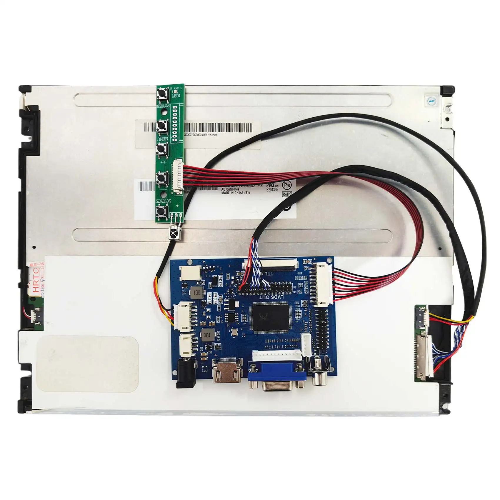 Placa controladora LCD H-D VGA AV pantalla LCD de 10,4 pulgadas G104SN02 800X600