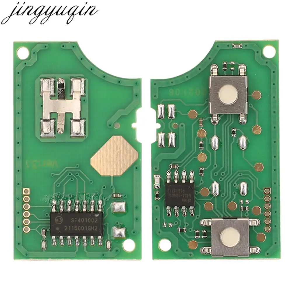 Jingyuqin Remote Car No Key Only PCB 1J0959753A 433MHZ ID48 Chip For Volkswagen Vw Golf Jetta Passat Beetle MK4 2 Buttons