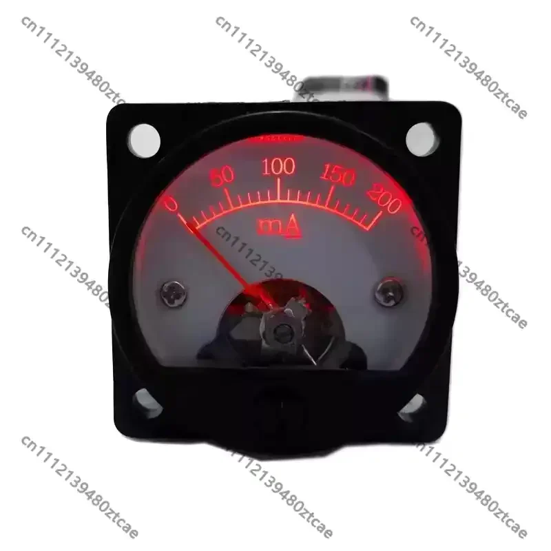 200mA DC Ammeter Backlight Hollow Pointer Meter For Tube Amplifier Cathode Current Test