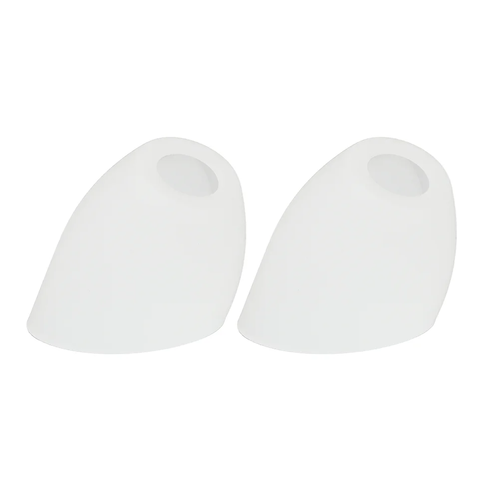 

2 Pcs Bulb Angled Horseshoe Lampshade Hanging Cover Small Inclined Head Bedside White Desk Office