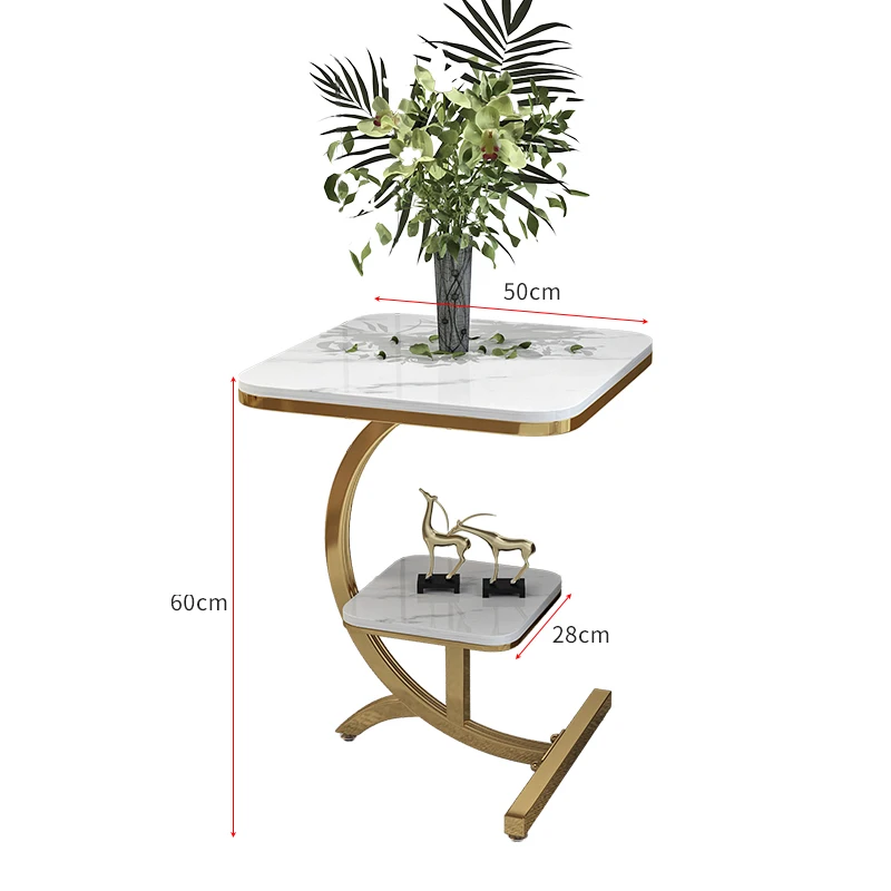 

Металлический журнальный столик с ножками, роскошный дизайн, квадратные журнальные столики для гостиной, современный минималистичный дизайн, мебель для спальни в салоне