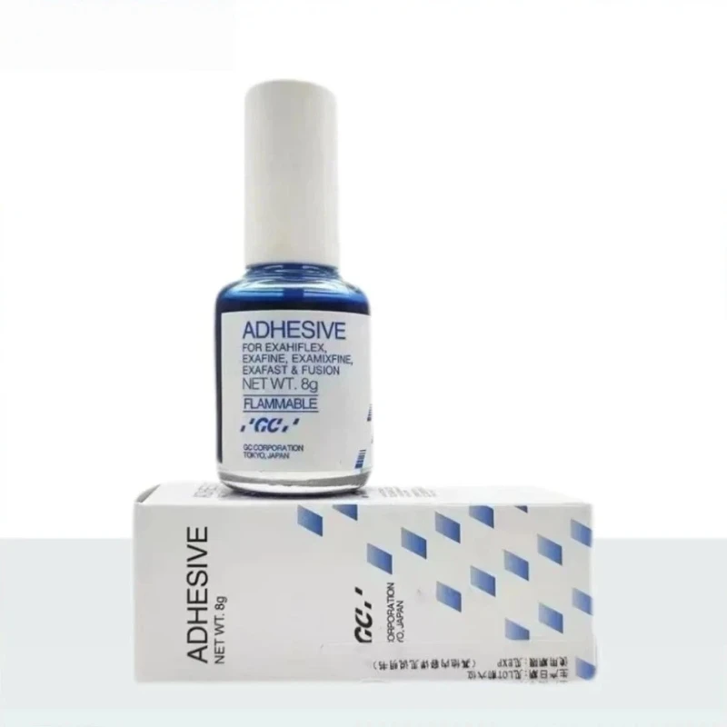 1/5Pcs GC Fuji Tray Adhesive, 8g Silicone Rubber Bonding Agent for Full Denture Impression, Dental Oral Material. - Image 2