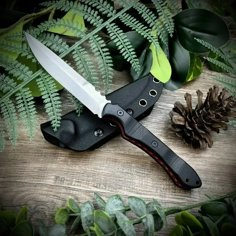 

New Fixed blade knife with scabbard tops X-020 edc multitool knives Daily life at home cutting outdoor bushcraft straight knife