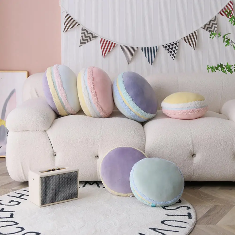 Throw Pillow Round PP Cotton Filling Comfy Touch Decoration Cute Seat Cushion Sofa Bedroom Plush Pillow Home Decoration