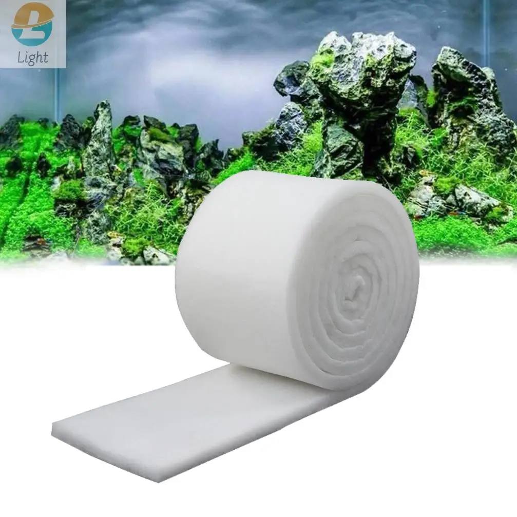 Aquarium Filter Media Pad Hohe Dichte Verbundene Filter Floss Rolle Cut zu Fit Für Fisch Tank Die Meisten Filter Biochemischen Filter schwamm