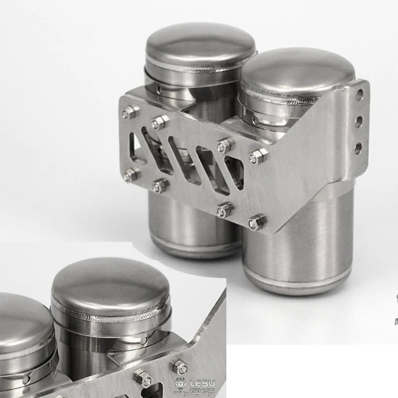 

Металлический бак для воздуха LESU CNC 1/14 для самосвалов Tamiya, грузовиков SCANIA, MAN, VOLVO, запчасти для моделей DIY