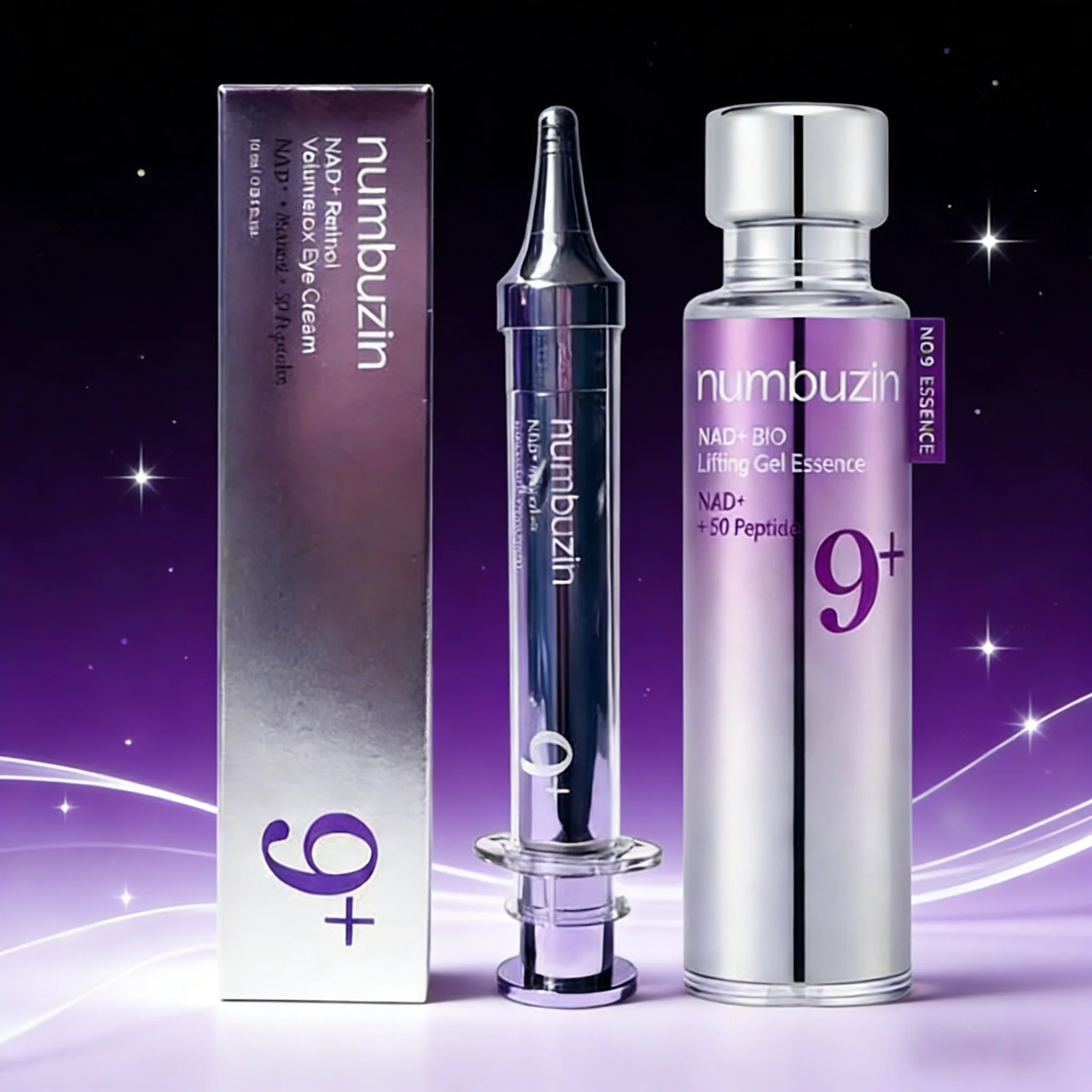 Numbuzin9+NAD+ Ultrasonic Serum Eye Cream Deep Nourish Hydrate Firm Fade Lines Anti Aging Eye Care Improve Dark Circles