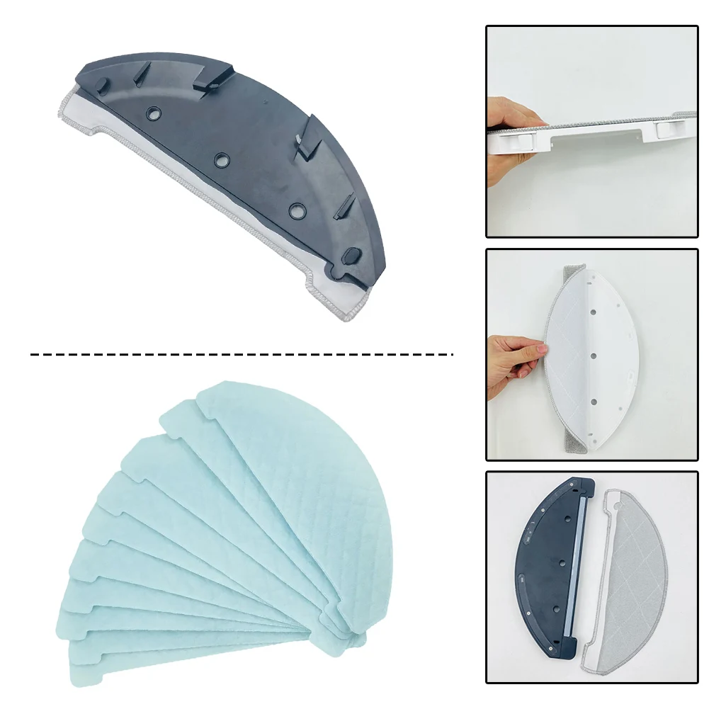 

Spare Replacement Parts Mop Bracket Pads For Cecotec For Conga 5290 For Ultra Mop Bracket Mop Pads Robot Vacuum Cleaner Parts