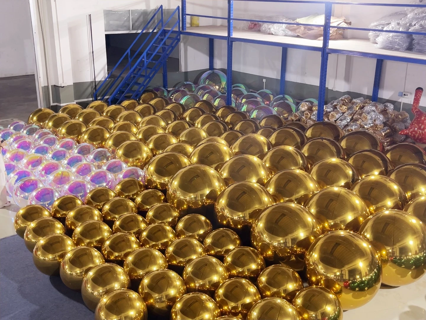 الأرجواني نفخ كرة مرآة العملاق مرآة بالون بولي كلوريد الفينيل ديسو المجال مختومة كرات لامعة لحفل الزفاف زينة للسقف