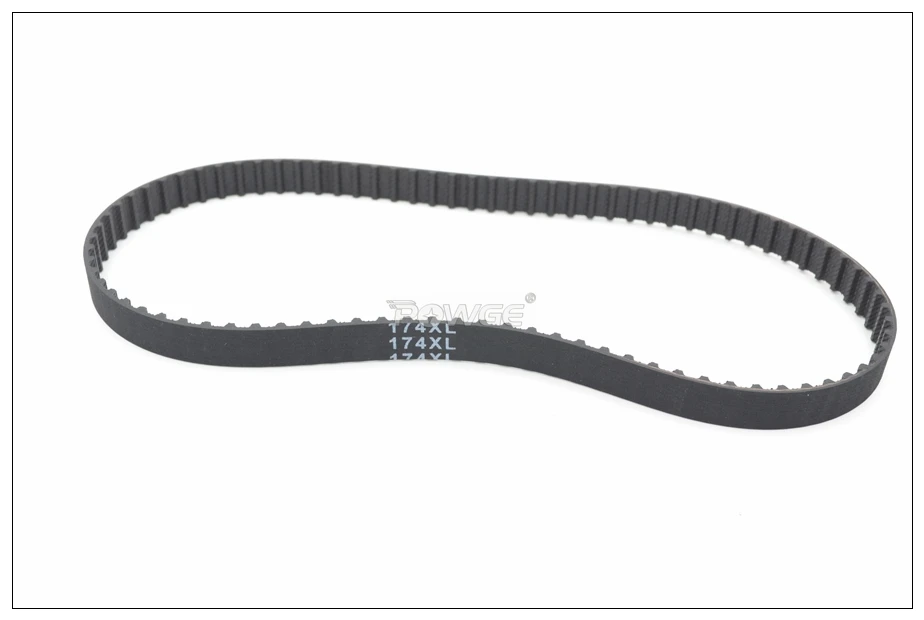 POWGE 170/172/174/176/178 XL مؤقت اشتعال W = 025 "037" مم محيط 431.8/436.88/441.96/447.04/452.1 مللي متر المطاط XL حزام بوصة شبه منحرف #3