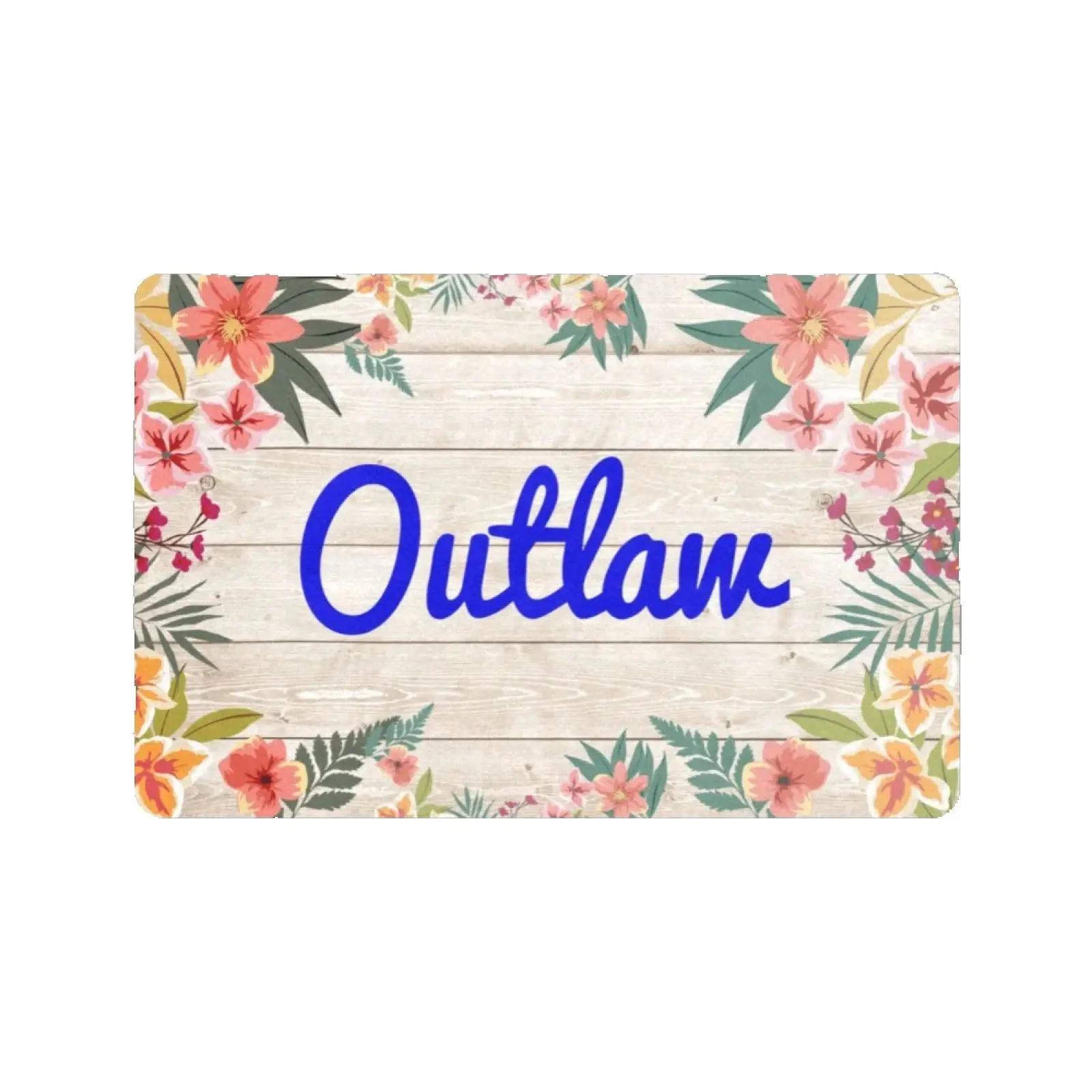 Personalized [Your Name] Door Mat Rubber Backing Anti-Slip Custom Doormat Home Office Decorative Welcome Mat Michigan Door Mat