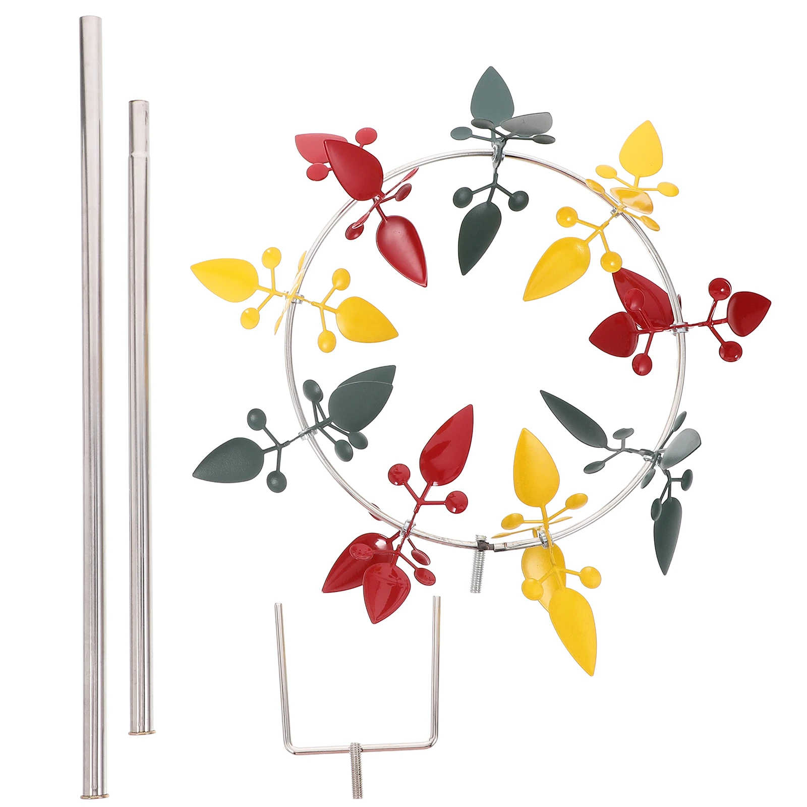 

Outdoor Rotating Windmill Metal Garden Spinner Large Yard Sculpture Patio Lawn Decorative Wind Spinners Outdoor Garden Decor