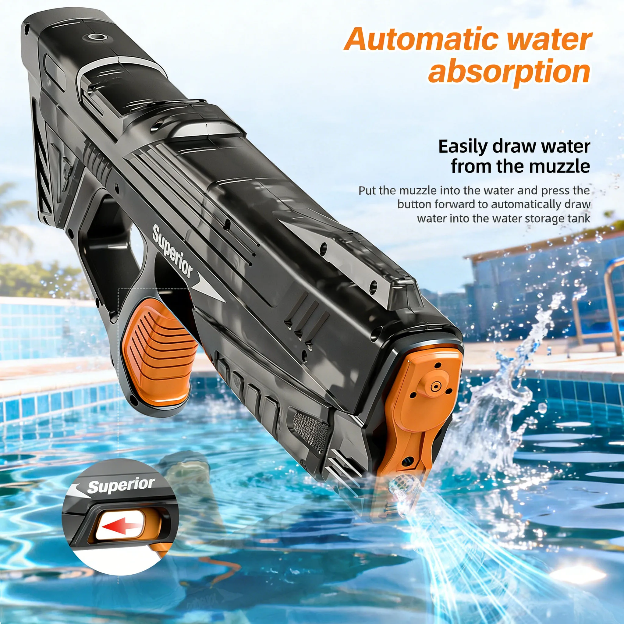new-electric-water-guns-children-wholesale-automaticwater-absorption-battery-displaylarge-capacity-boys'-water-playtoywatergun