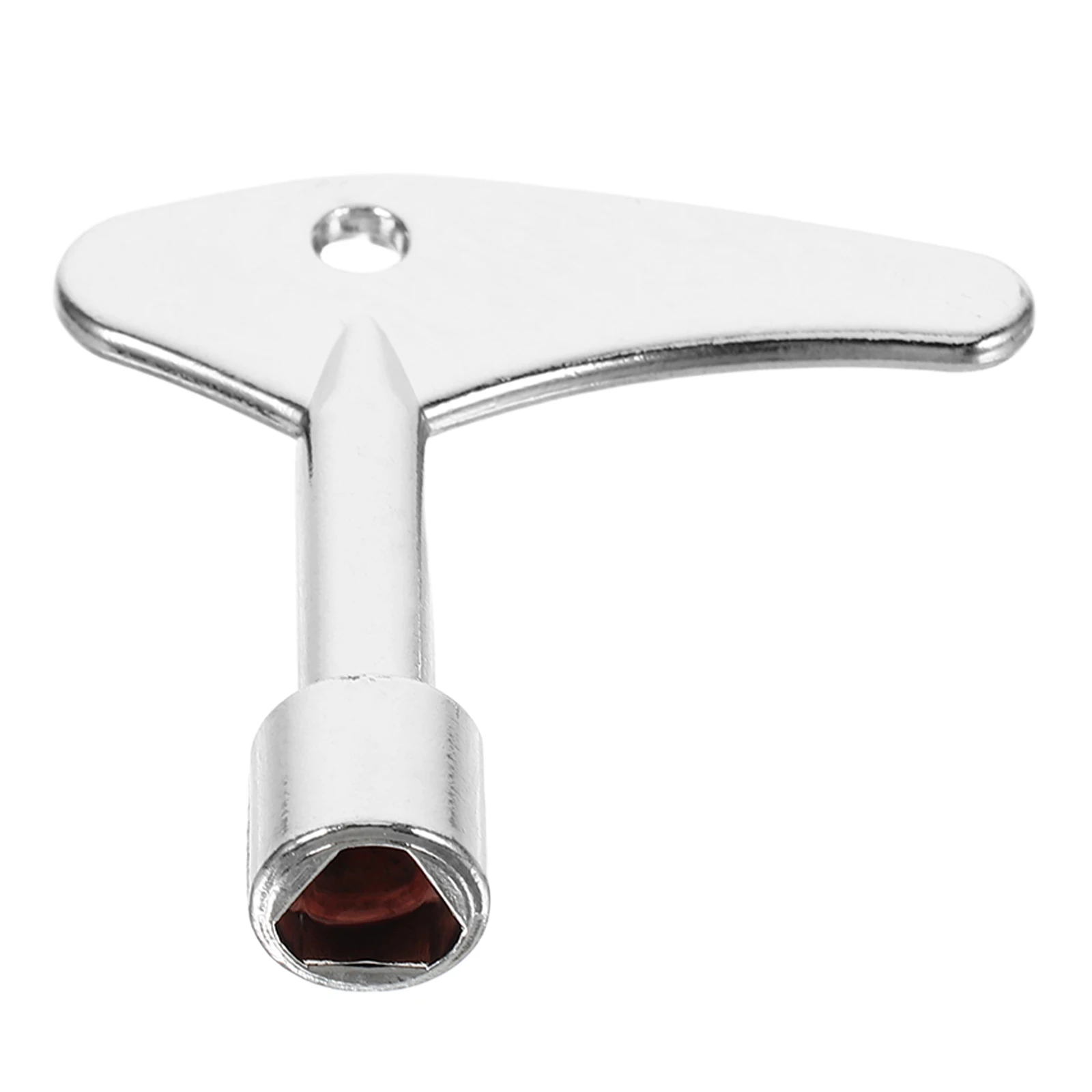 

Elevator Triangle Key Double Drop Door Silver Tool Wrench Spanner Utility Emergency Firefighter Compatible Durable