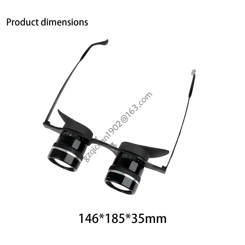 X7AB 3x نظارات مجال التكبير مع نظارات زجاجية اللانثانوم إضافية. 5 متر تركيز وثيق لتعزيز