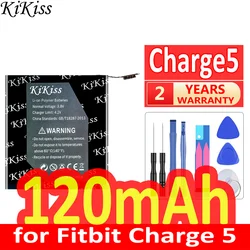 120mAh KiKiss Powerful Battery for Fitbit Charge 5 Charge5 Smart Sport Watch