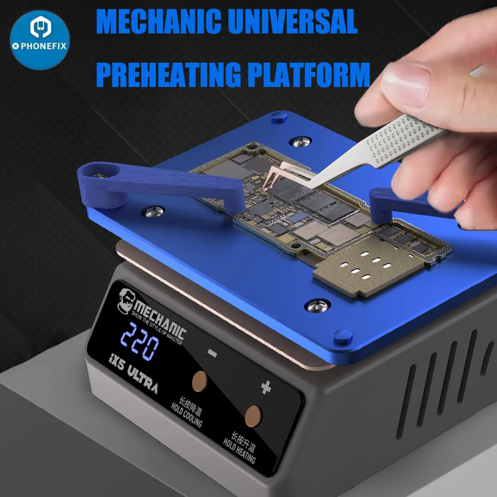 MECHANIC IX5 Ultra Explosion Proof Tin Preheating Platform Motherboard Welding Table Desoldering Heater for Phone Repair Tool