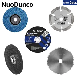 5pcs/Set 75mm Cutting Disc 3 