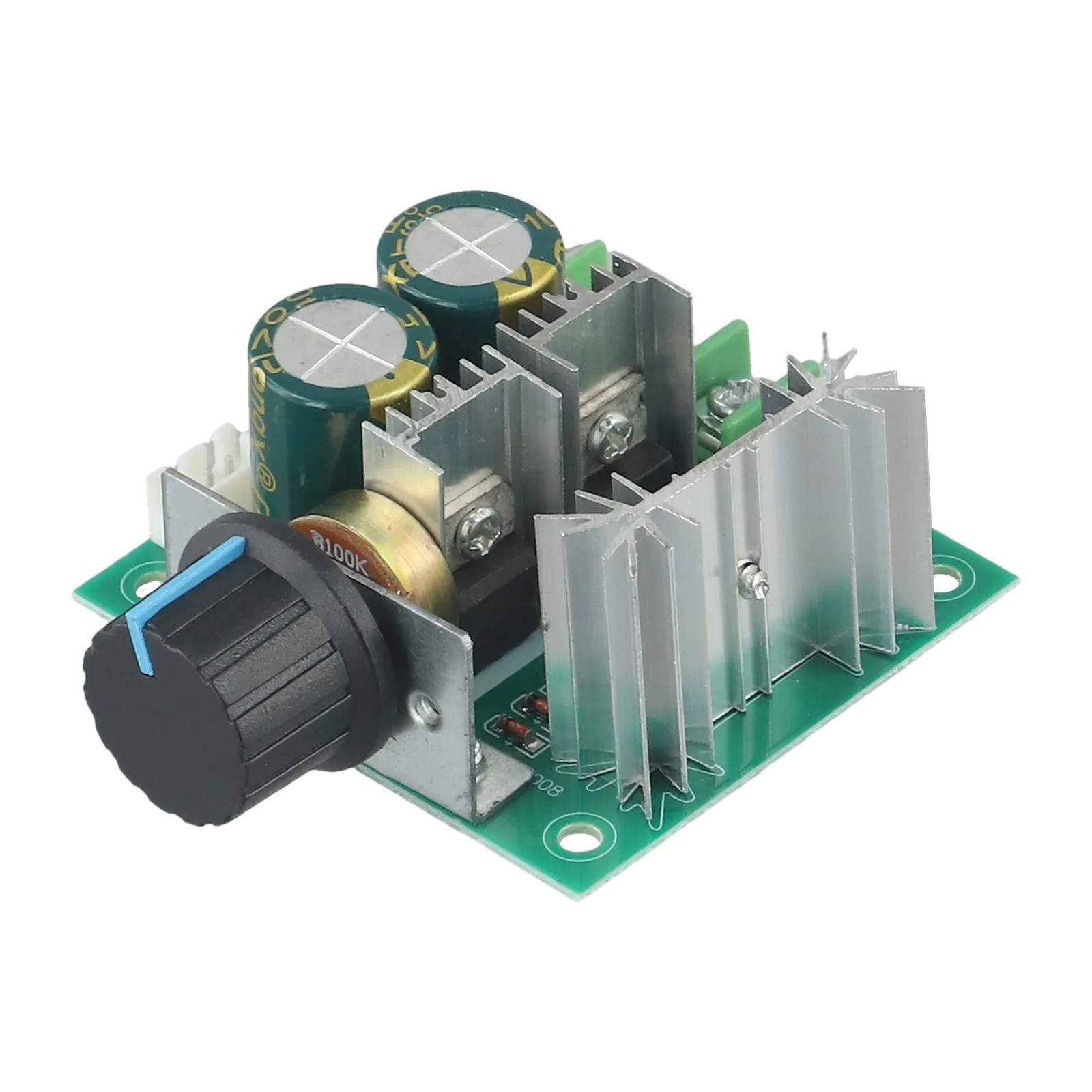 1pc 12V-40V Dc Motor Speed Regulator 10a Speed Control Switch Voltage Regulator 13kHz ABS Metal Motor Speed Control Switch Tools