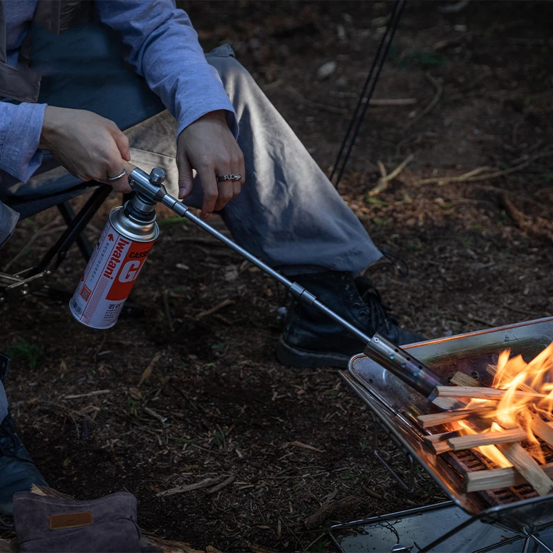 

CAMPINGMOON XD-6-NE Torch Spray Gun Outdoor Camping, Picnic, Fire Making Barbecue Point Carbon Stainless Steel Spray Gun