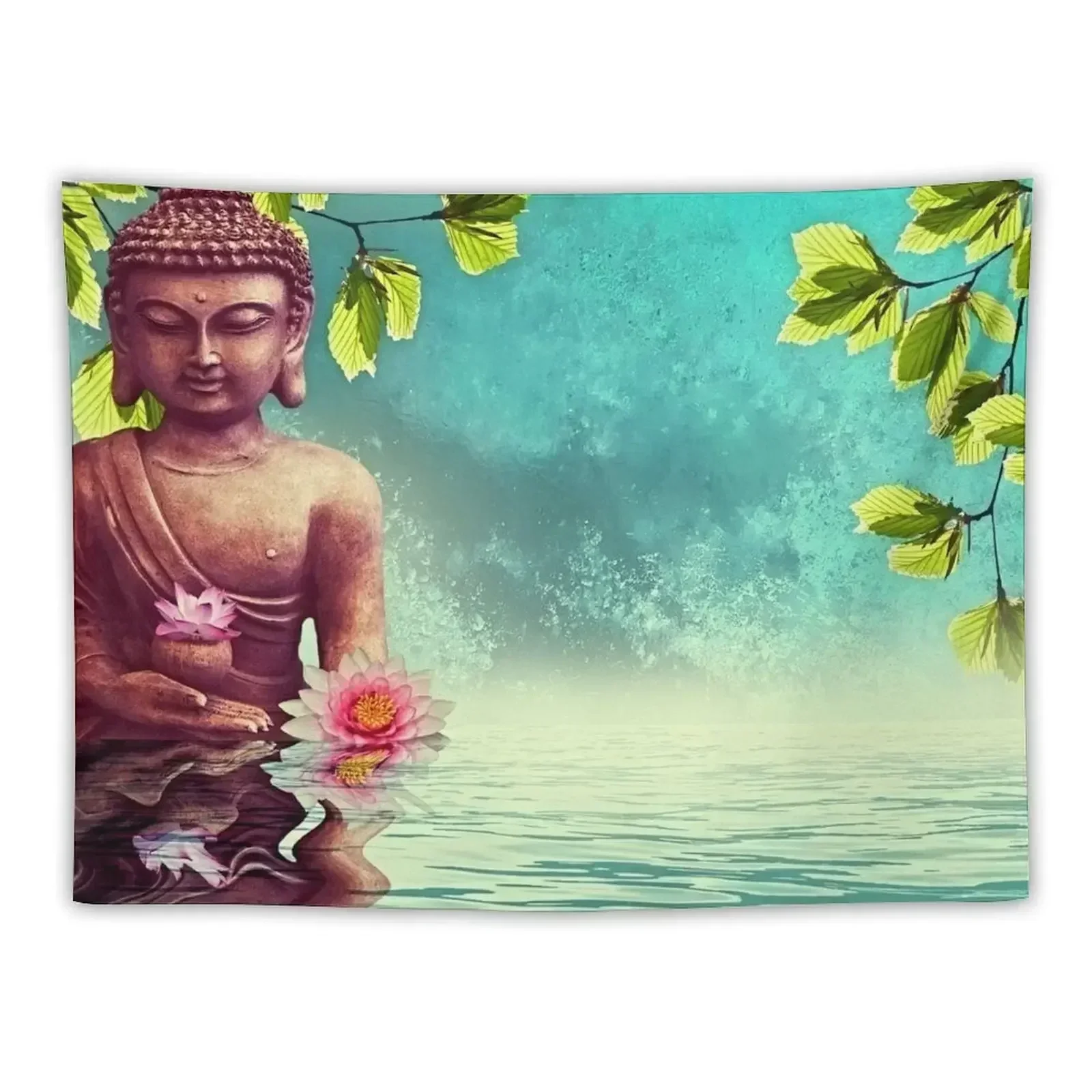 Zen Buddha / Spiritual Buddha Tapestry Aesthetic Room Decor Korean Living Room Decoration Tapestry