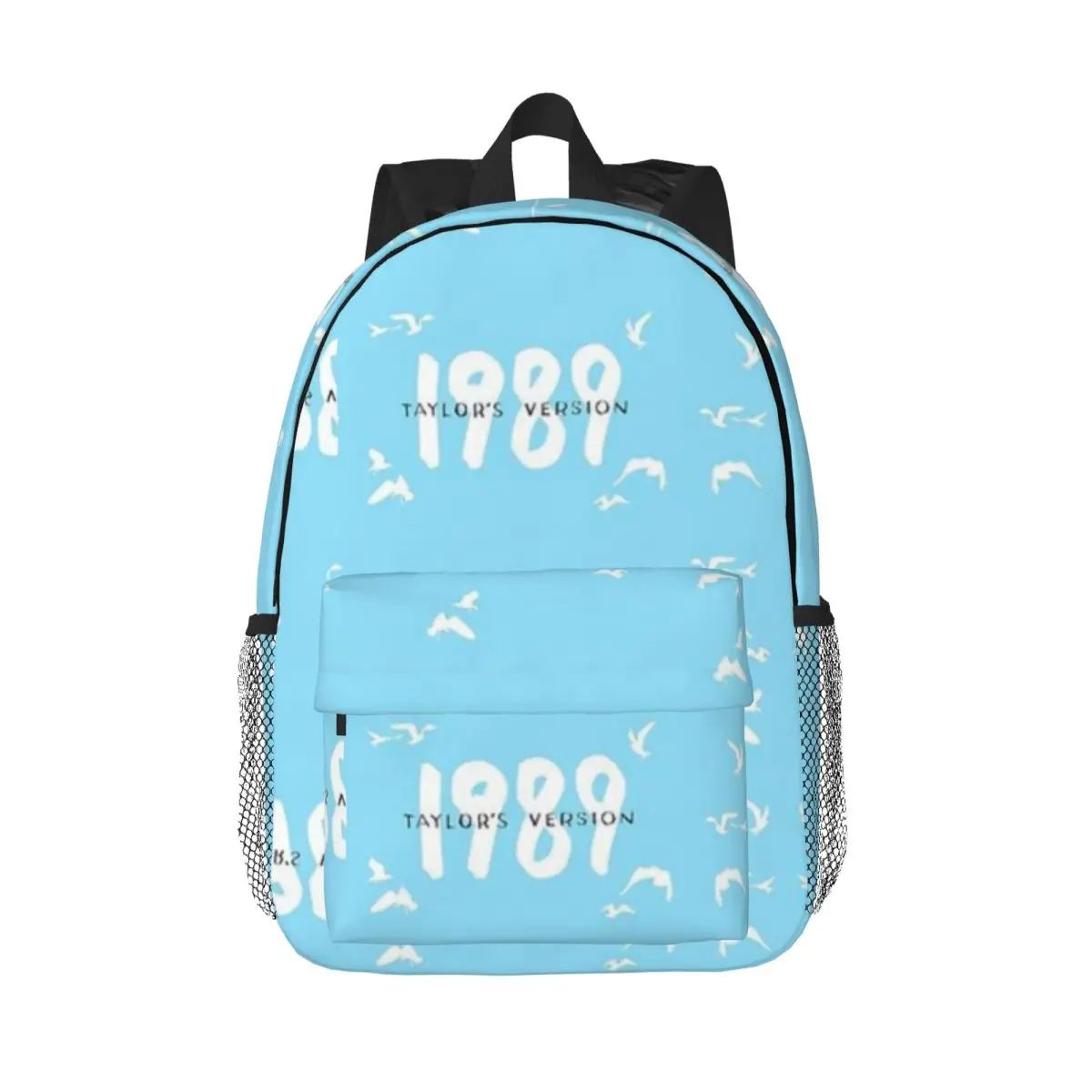 Mochila leve impressão, bolsa de escola padrão elegante, 1989 TS, 15 Polegada, Novo