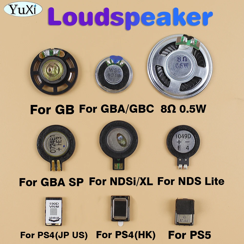 

1piece Speaker For PlayStation 5 PS4 Loudspeaker For Nintend NDS Lite NDSi XL Gameboy Advance Color GBC GBA SP Game Controller