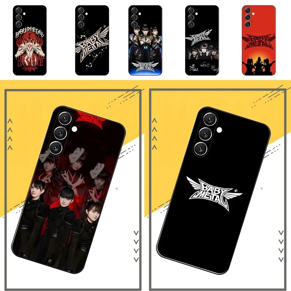 Babymetal Japanese Idol Phone Case For Samsung S24,S21,S22,S23,S30,Ultra,S20,Plus,Fe,Lite,Note,10,9,5G Black Soft Cover