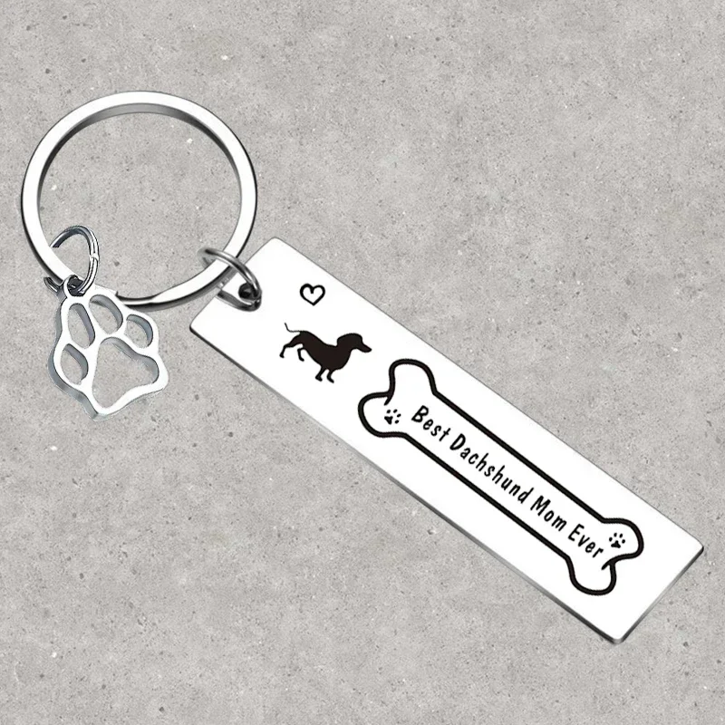 

Hot Dachshund Mom Keychain Best Dachshund Mom Ever Key Rings Dachshunds Lover Gifts Dachshunds Dog Owner Gift