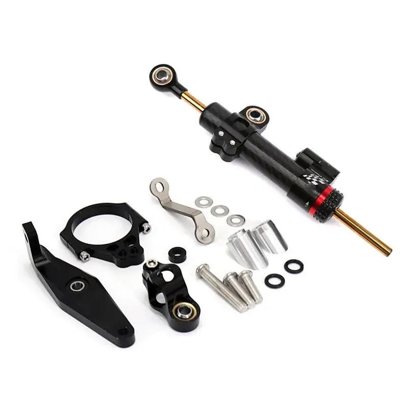 AB56-Motorcycle Steering Damper Stabilizer With Mount Bracket For